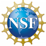 A blue globe with the letters N, S, and F on it surrounding by gold spokes. This is the logo of the U.S. National Science Foundation.